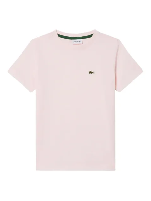 Lacoste Kids embroidered cotton t-shirt