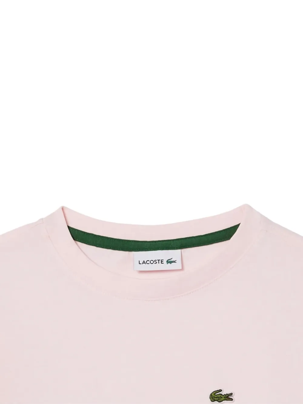 Lacoste Kids T-shirt met borduurwerk Roze