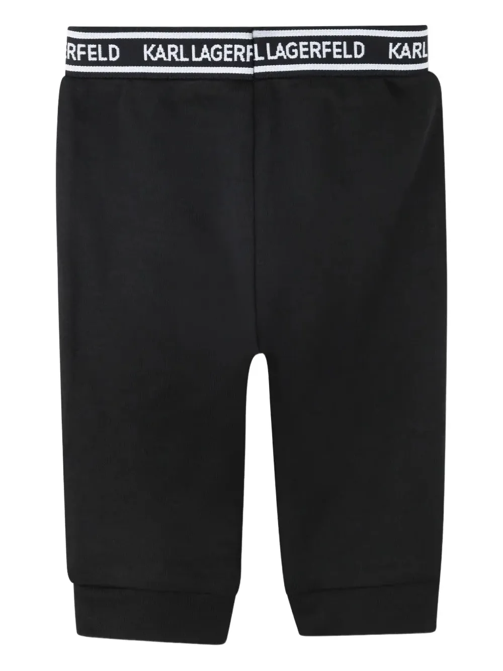 Karl Lagerfeld Kids Tweedelig set met legging en grafische print Wit