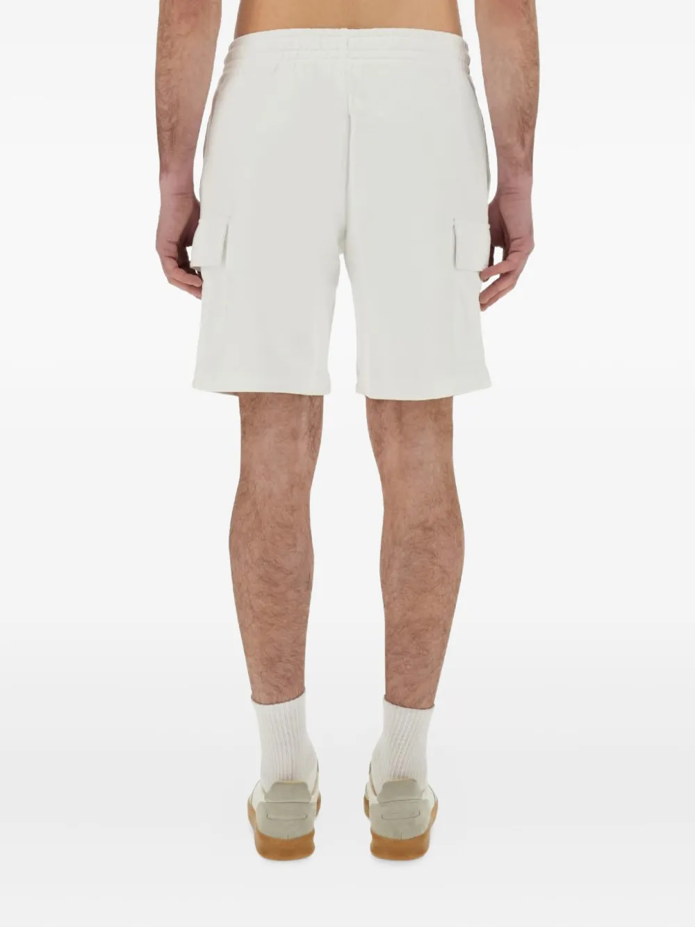 Lacoste cotton cargo shorts Wit