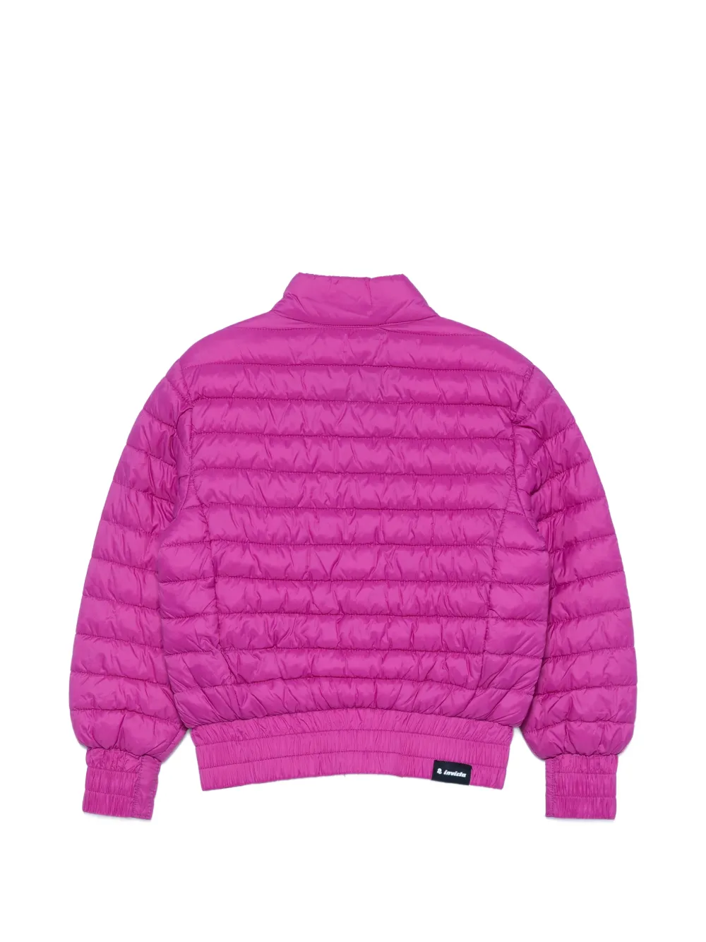 Invicta Kids Gewatteerd jack met logopatch Roze