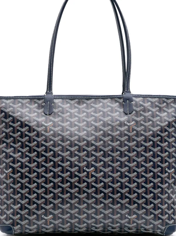 Goyard Artois Mm Bag Navy Goyard Pre-Owned 2018 Goyardine Artois