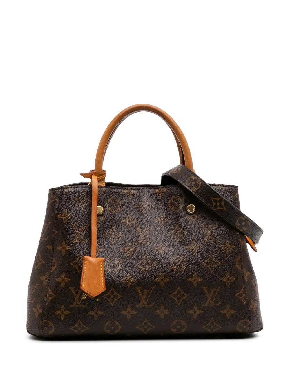 Louis Vuitton Pre-Owned 2015 Monogram Montaigne MM satchel | Brown | Image 1