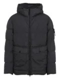 Stone Island hooded padded coat - Black