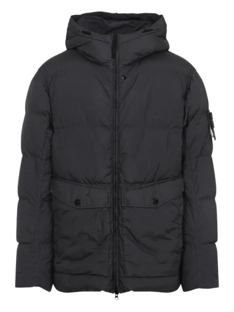 Stone Island hooded padded coat