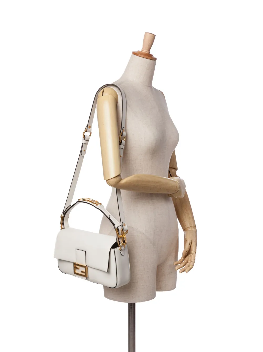 Fendi Pre-Owned 2010-2025 Leather Convertible Baguette satchel | Pre-Owned | Image 2