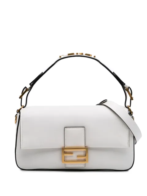Fendi Pre-Owned 2010-2025 Leather Convertible Baguette satchel