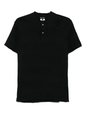 Hermès Pre-Owned Cotton Polo Top | Black | FARFETCH RO