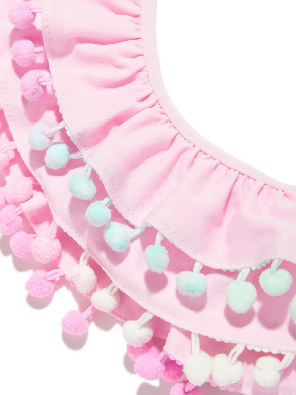 SELINIACTION KIDS Bikini met ruches en pompon Roze