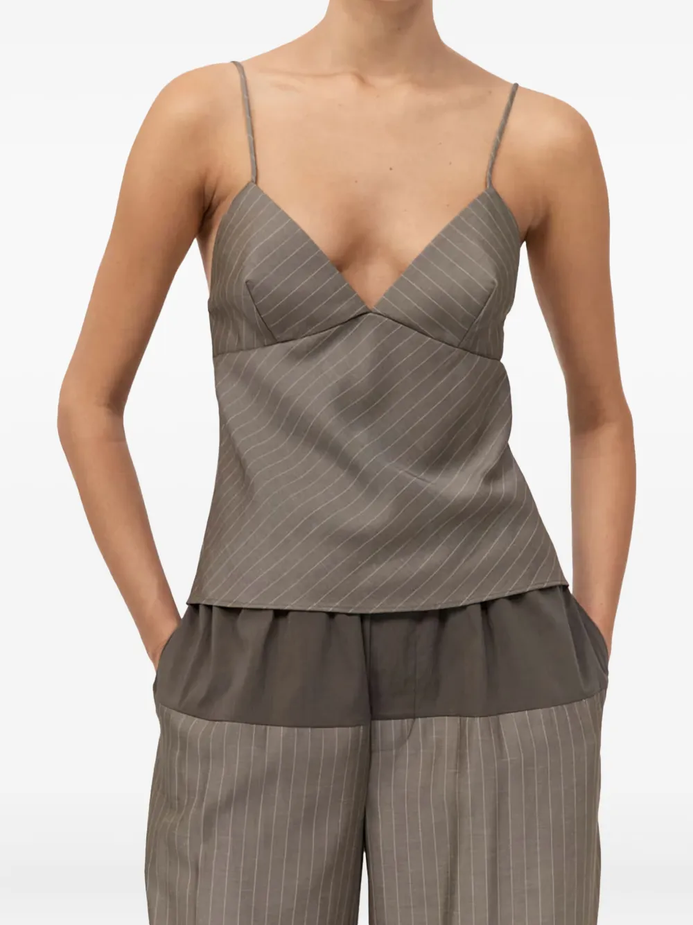 St. Agni pinstripe cami top | Vests & Tank Tops | Image 2