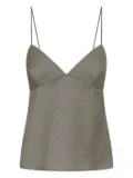 St. Agni pinstripe cami top - Grey