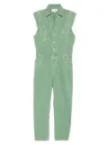 Ba&Sh Figo button-fastening sleeveless jumpsuit - Green