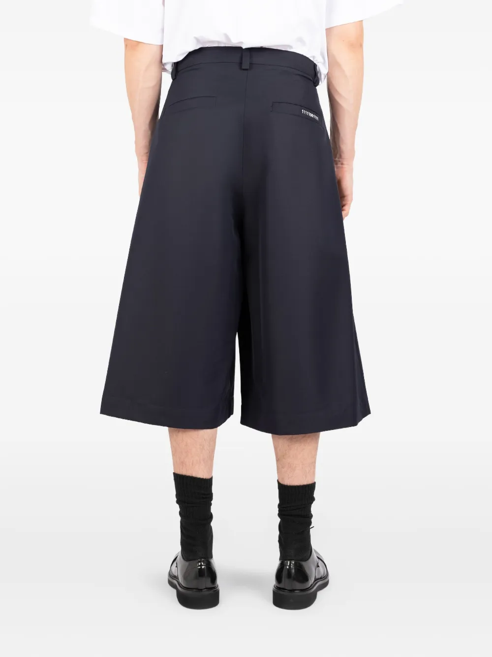 Société Anonyme pocketed tailored shorts Blauw