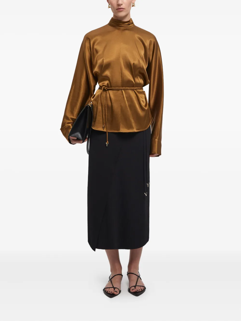 AERON Mar blouse Bruin