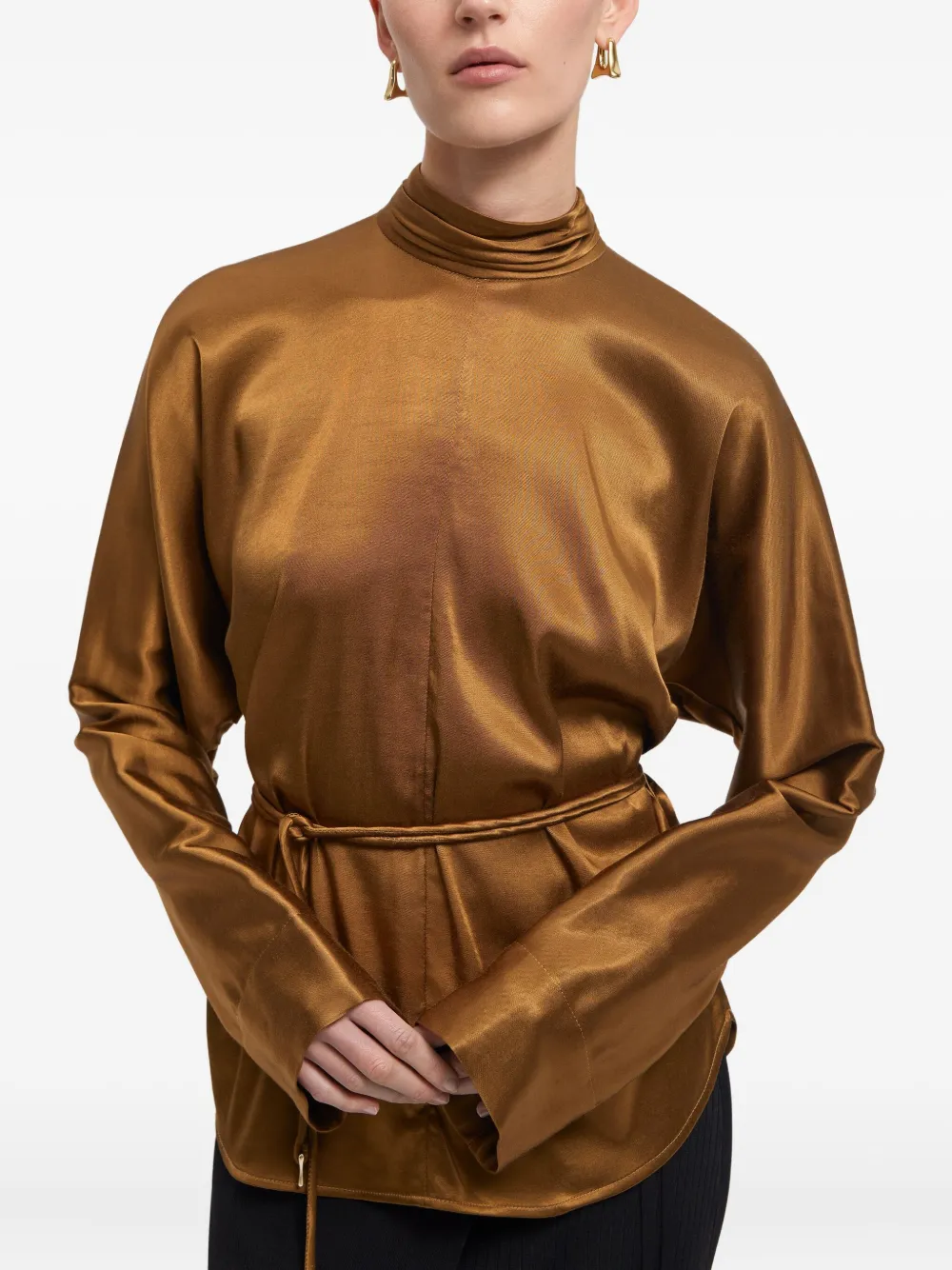 AERON Mar blouse Bruin