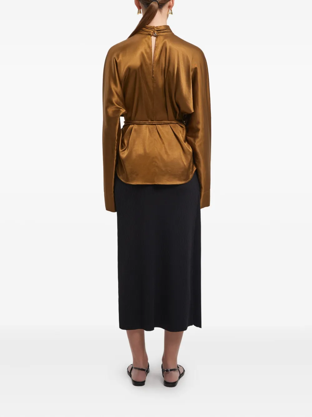 AERON Mar blouse Bruin