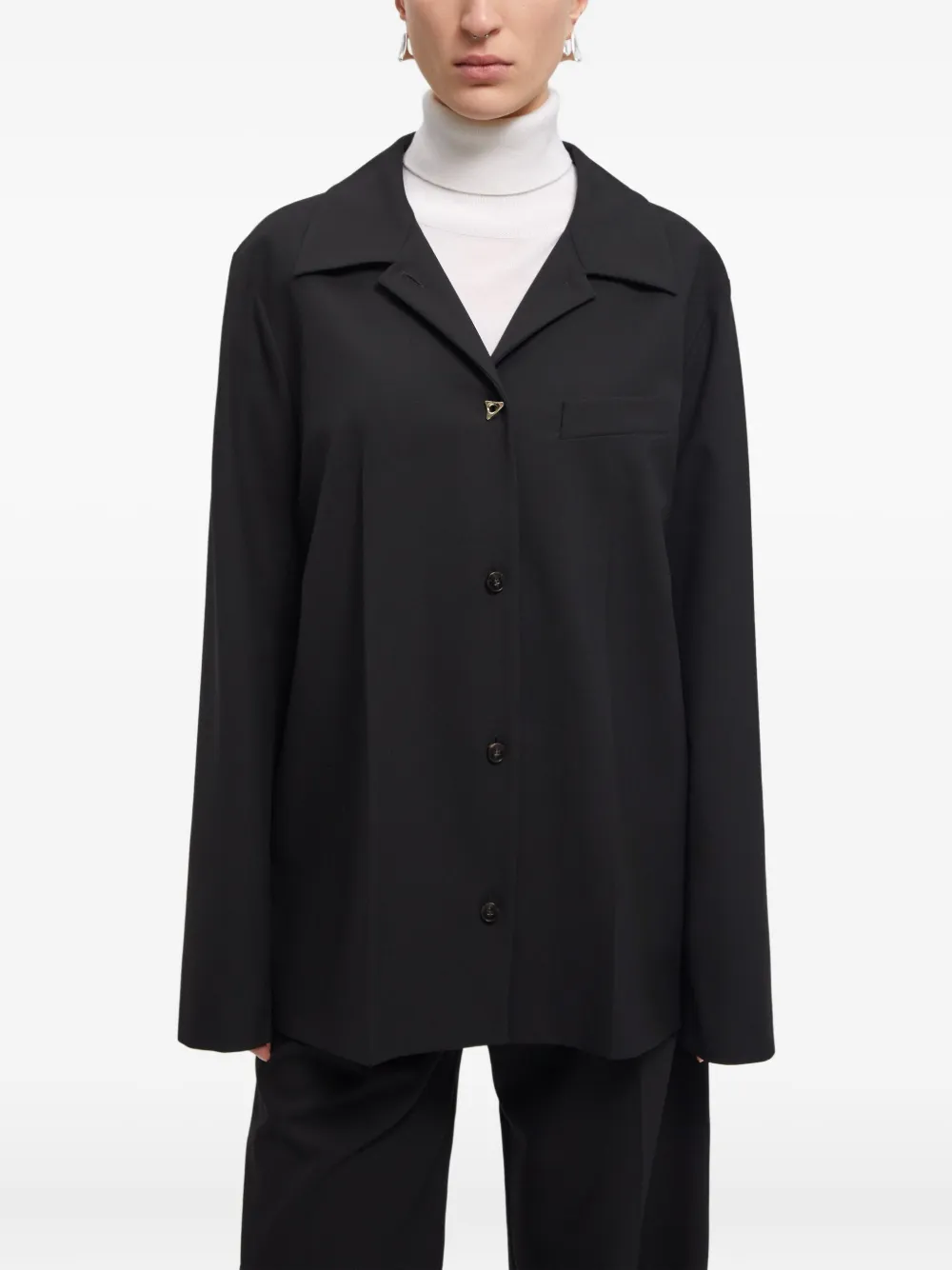 AERON long sleeve shirt Zwart