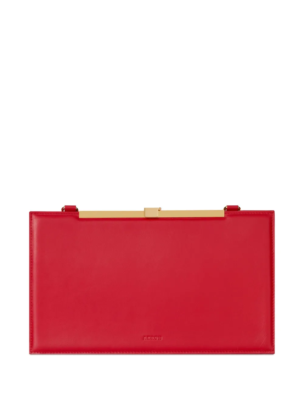 AERON Leren schoudertas Rood