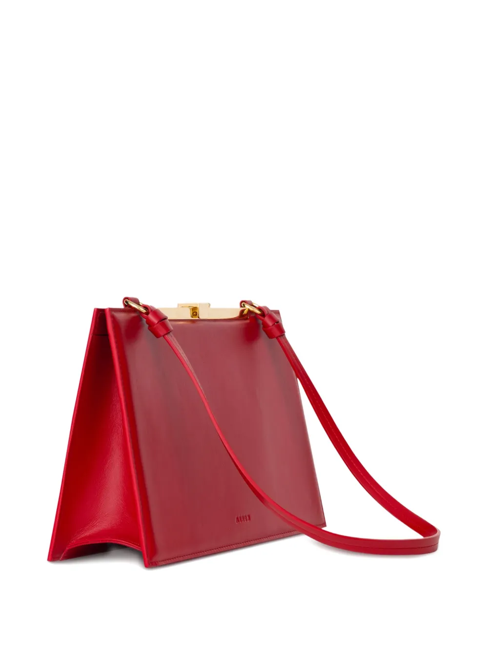 AERON Leren schoudertas Rood