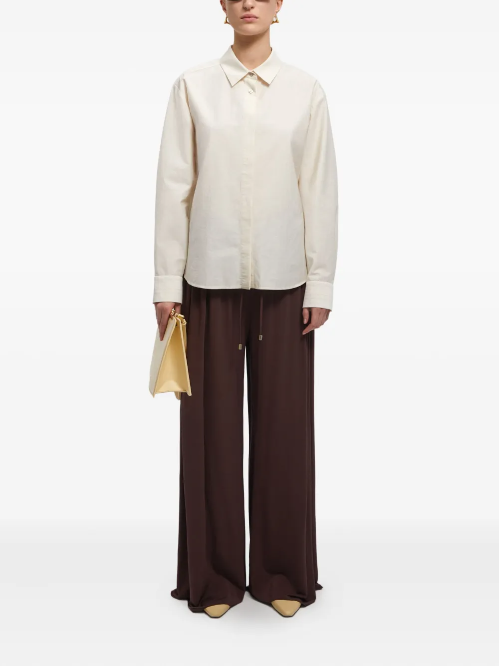 AERON drapey jersey trousers | Straight-Leg Pants | Image 2