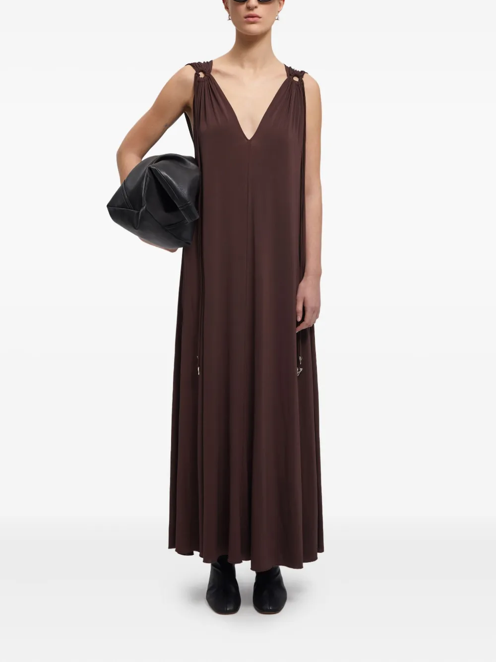 AERON Doris jurk Bruin