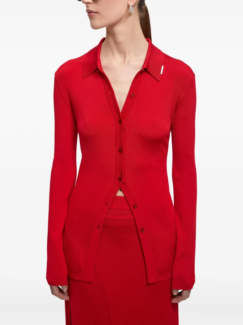 AERON Blouse met lint Rood