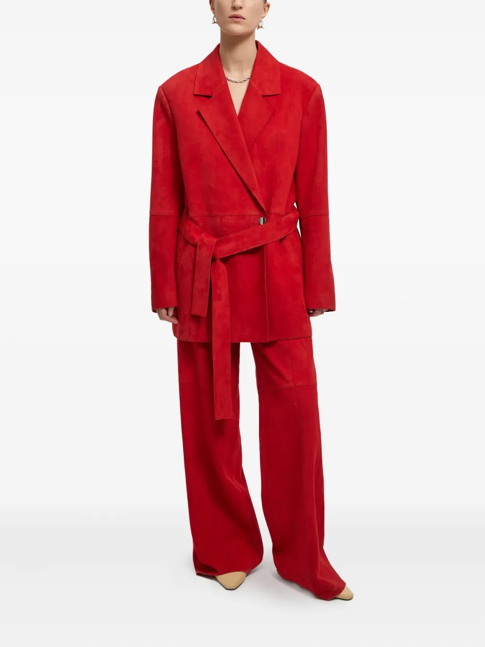 AERON leather belted jacket | Evening Suits | Image 2