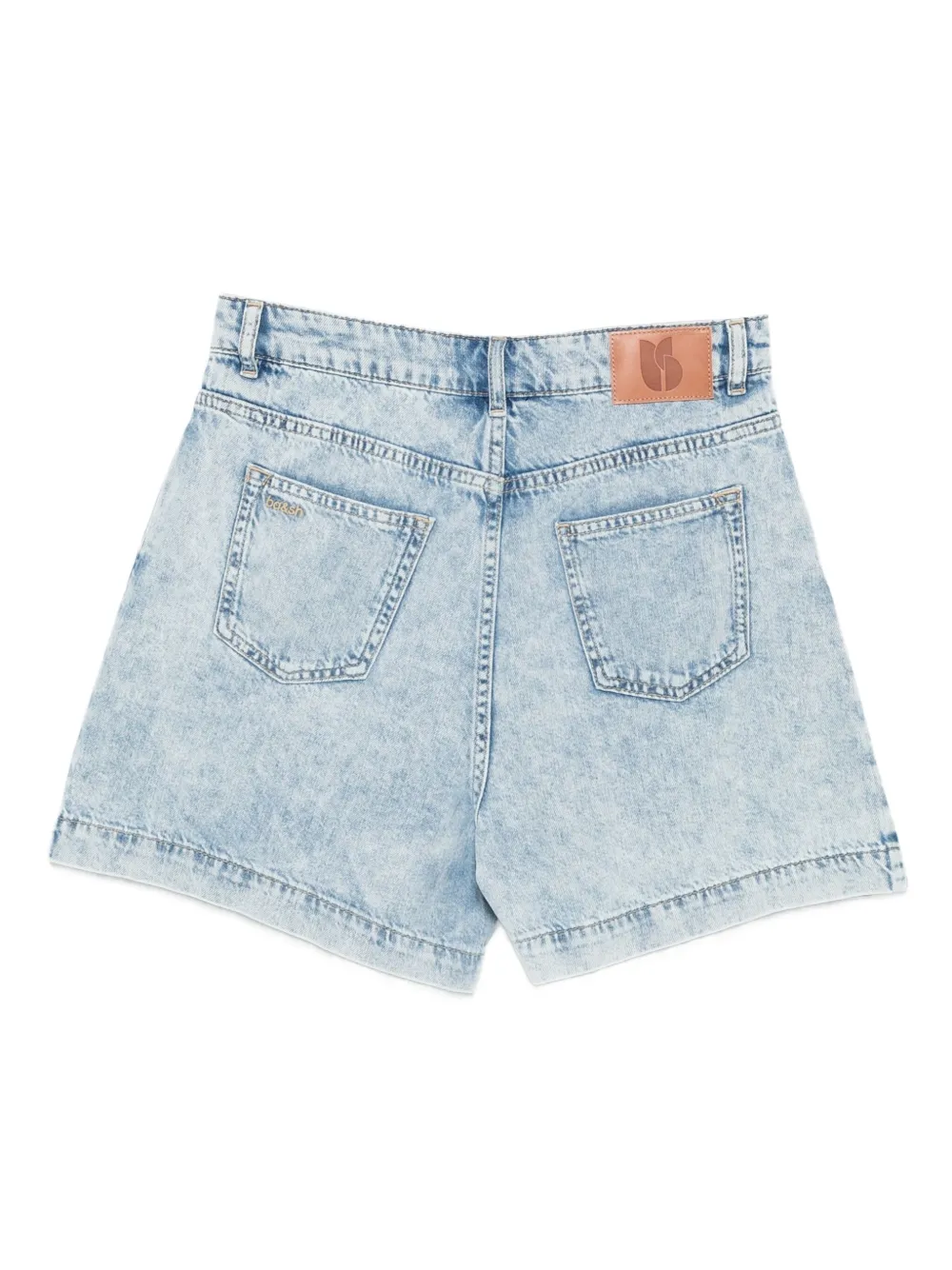 Ba&Sh Filou geplooide denim shorts Blauw