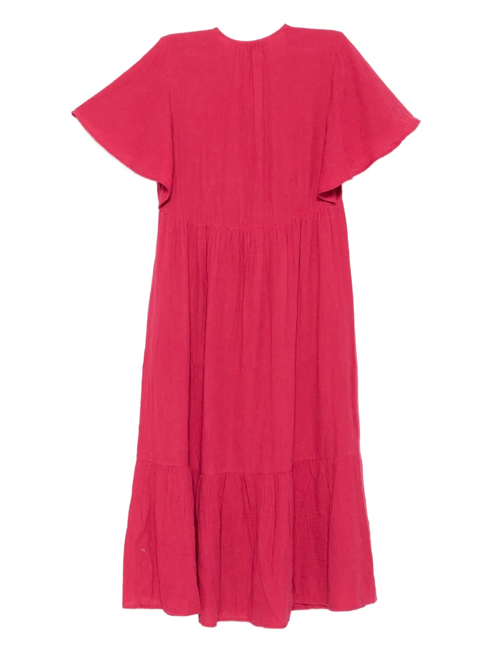 Ba&Sh Midi-jurk met veterdetails Roze