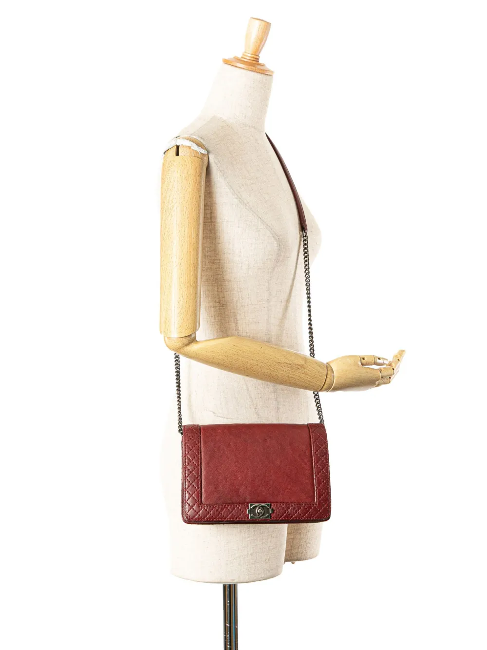 CHANEL Pre-Owned 2013-2014 Small Calfskin Boy Reverso Flap crossbody bag | Pre-Owned | Image 2