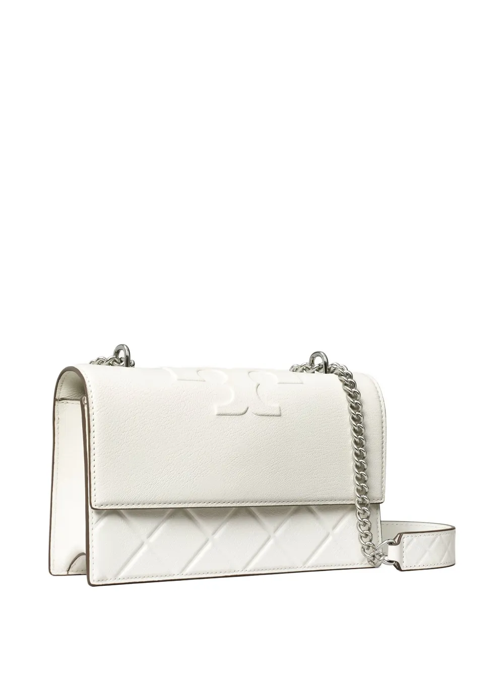 Tory Burch small Fleming shoulder bag - Wit