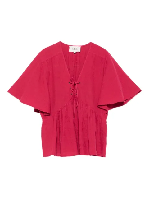 Ba&Sh lace-up blouse