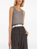 LouLou de Saison ribbed scoop-neck tank top - Grey