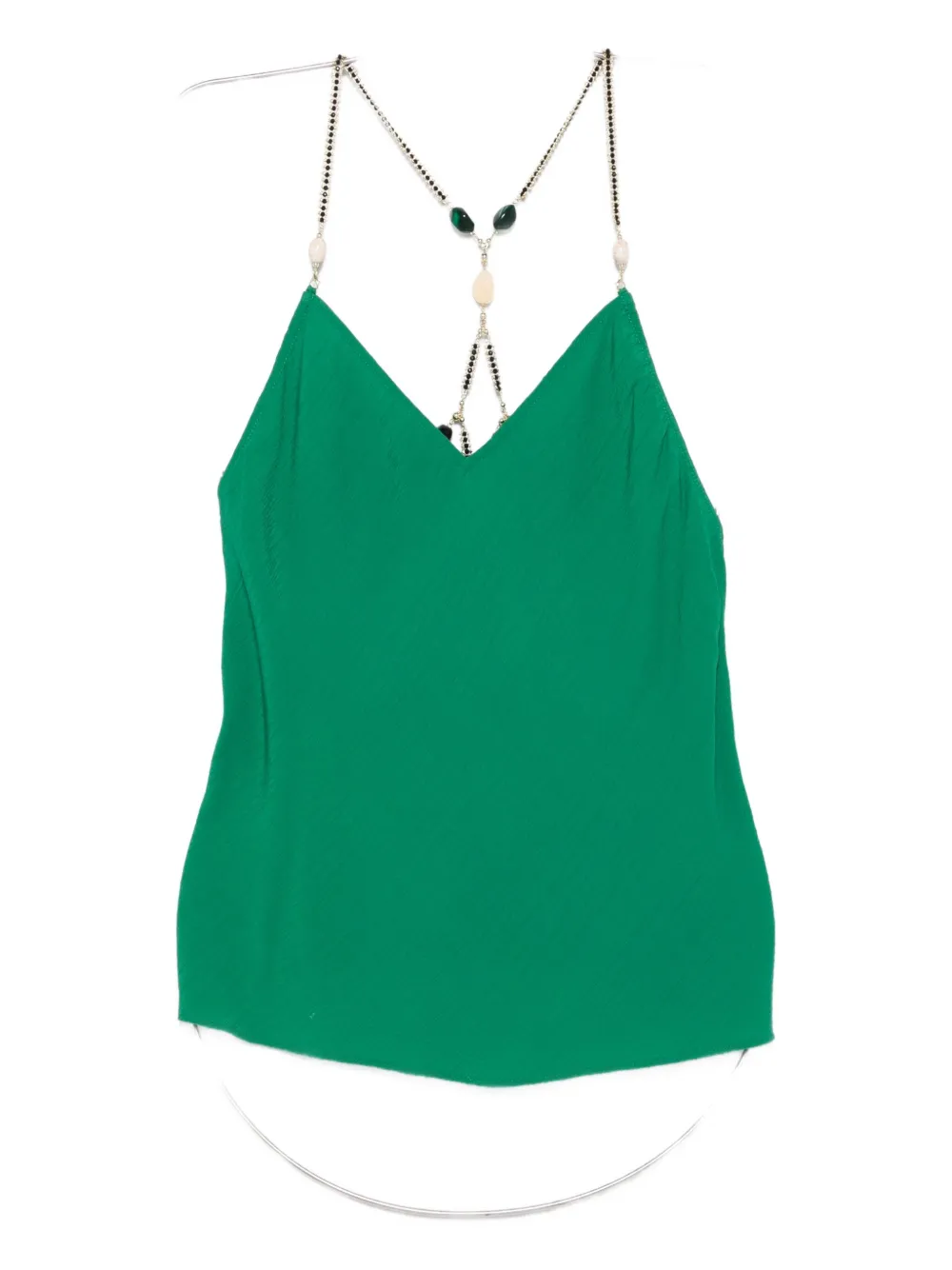 Ba&Sh chain-embellished top - Verde