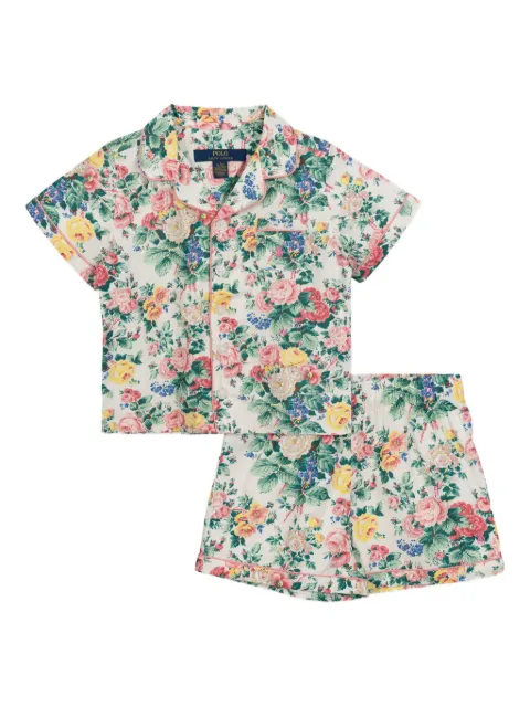 POLO RALPH LAUREN KIDS floral-print pyjamas