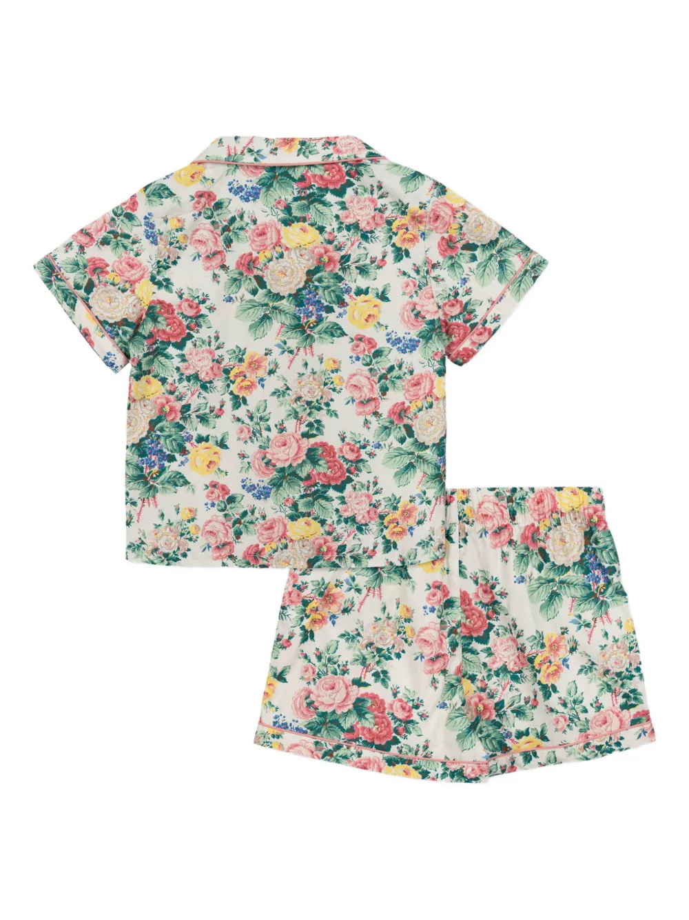 POLO RALPH LAUREN KIDS Pyjama met bloemenprint Wit