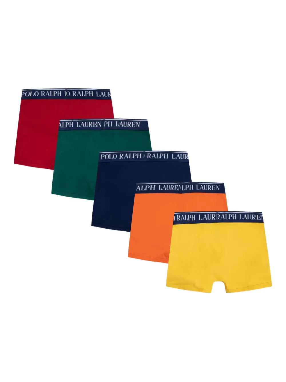 POLO RALPH LAUREN KIDS Vijf katoenen boxershorts Blauw