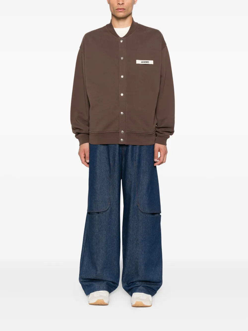 Jacquemus The Gros Grain vest met drukknopen Bruin