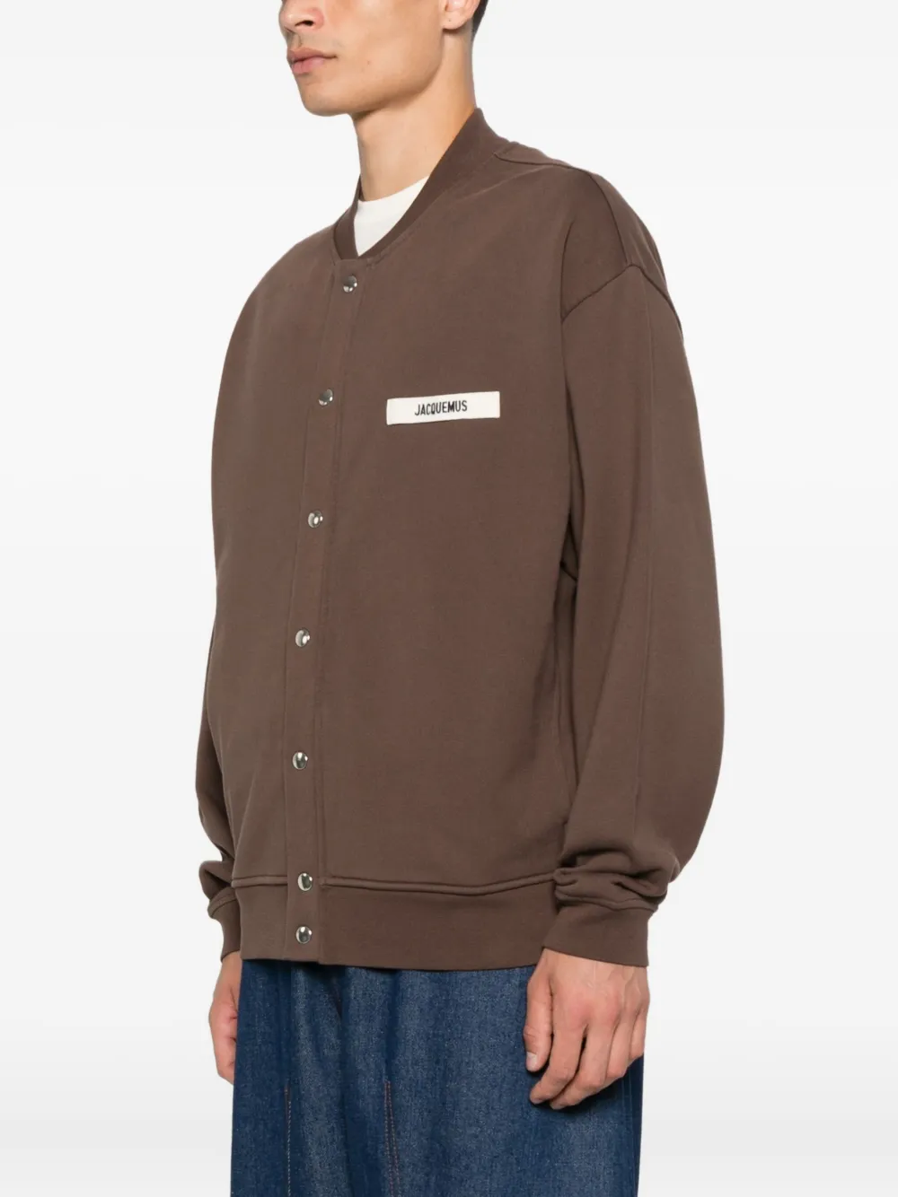 Jacquemus The Gros Grain vest met drukknopen Bruin