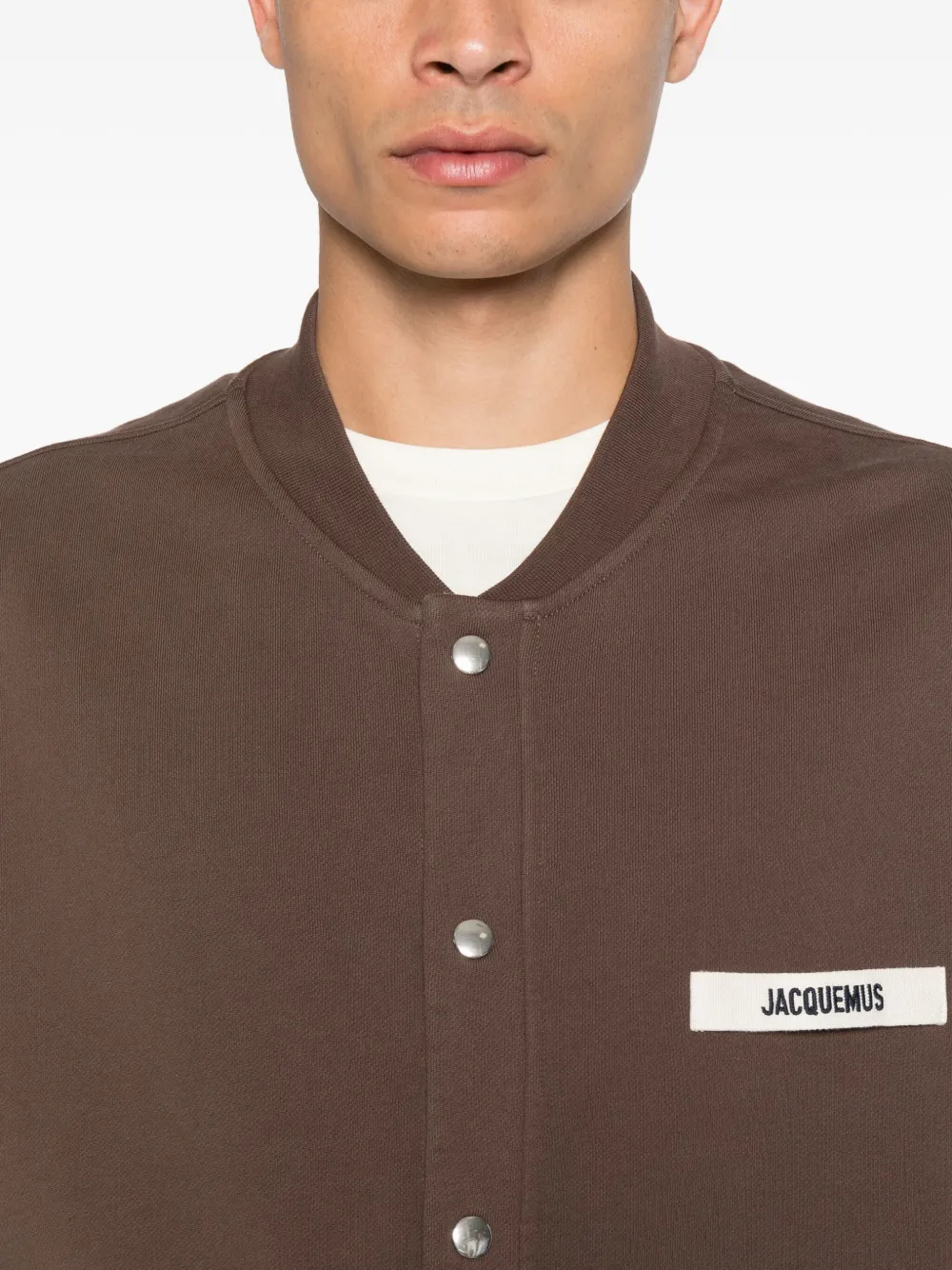Jacquemus The Gros Grain vest met drukknopen Bruin