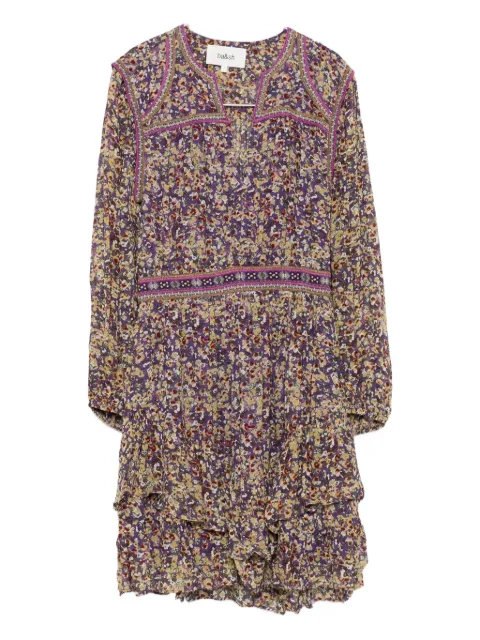 Ba&Sh Vestido floral com babados