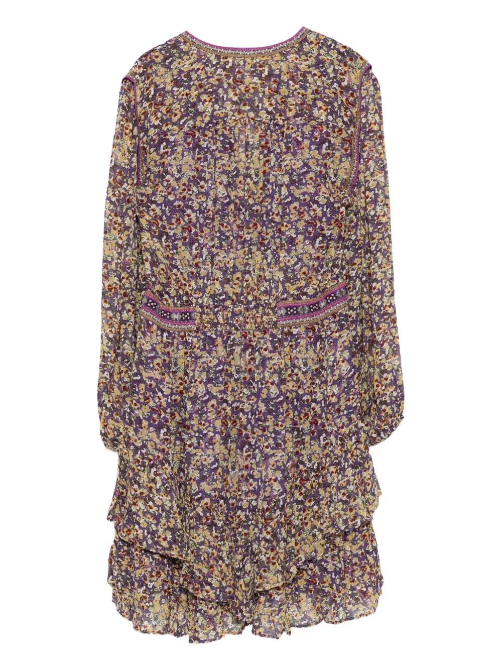 Ba&Sh Mini-jurk met bloemenprint Paars