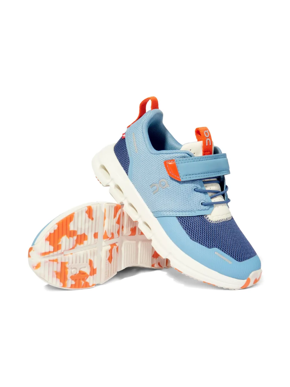 on running kids Cloud Play hook-and-loop sneakers Blue