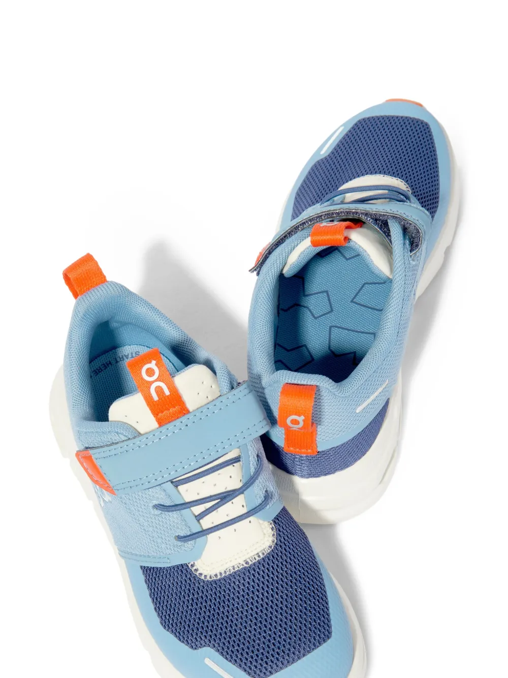 on running kids Cloud Play hook-and-loop sneakers Blue