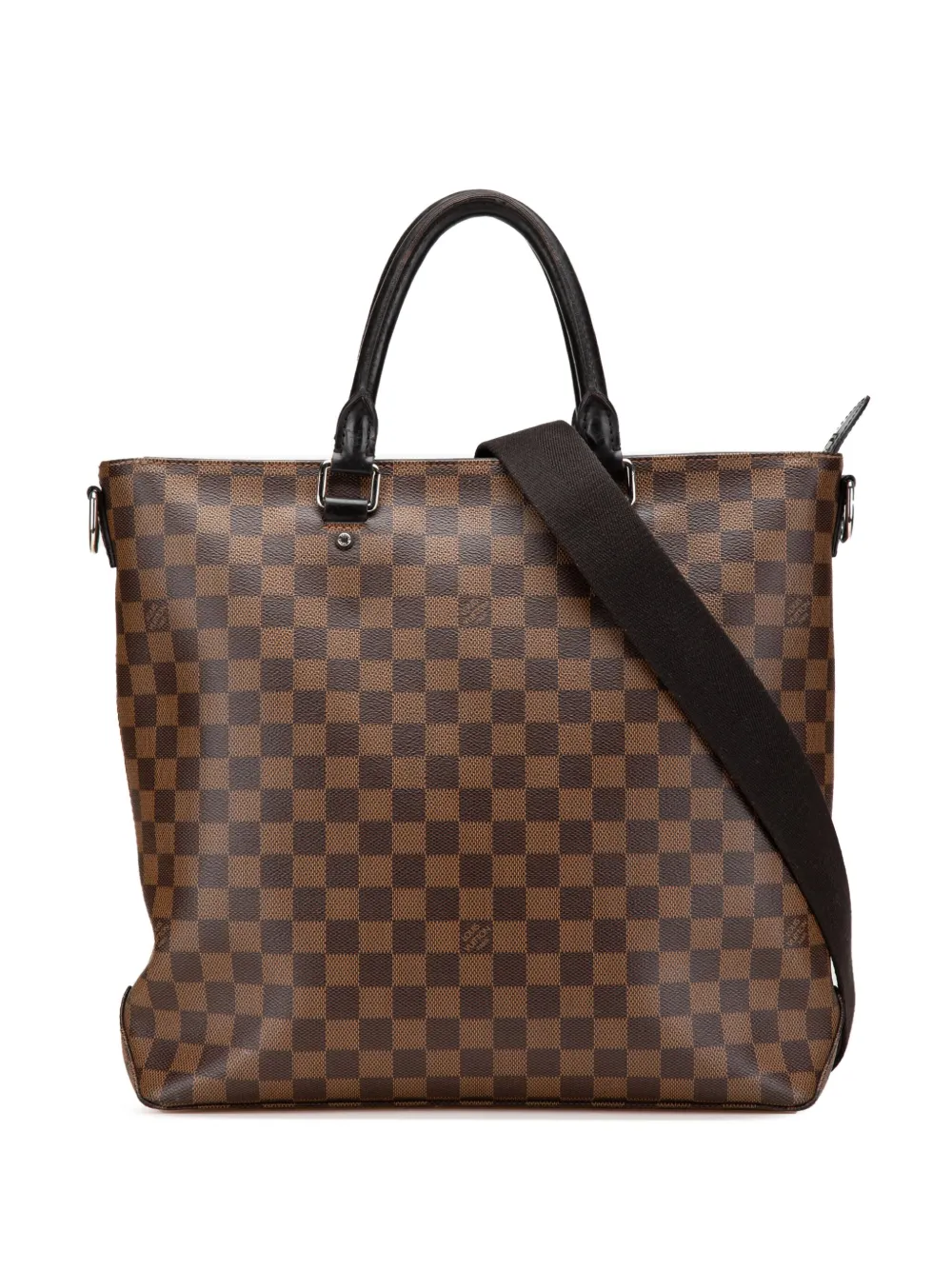 Louis Vuitton Pre-Owned 2015 ダミエ エベヌ ジェイク トート サッチェルバッグ - ブラウン Louis Vuitton Pre-Owned 2015 ダミエ エベヌ ジェイク トート サッチェルバッグ - ブラウン