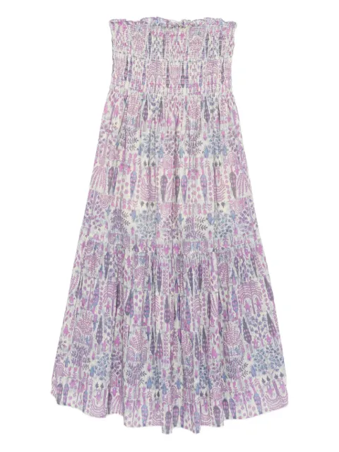 Ba&Sh Piala smocked floral-print dress