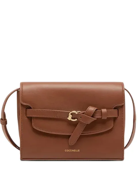 Coccinelle leather belt-buckle shoulder bag