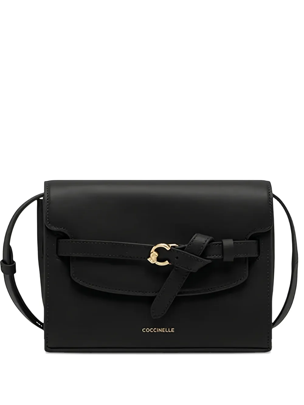 Coccinelle ノットディテール ショルダーバッグ - ブラック Coccinelle ノットディテール ショルダーバッグ - ブラック