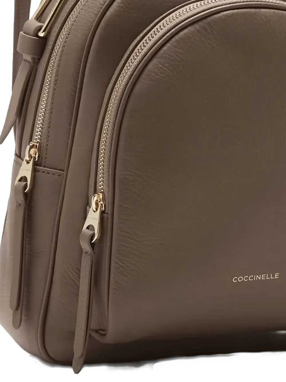 Coccinelle Rugzak met dubbele rits Bruin