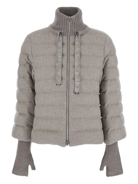 Herno quilted high-neck jacket